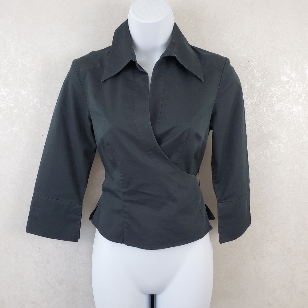 Express Stretch Wrap Top Size 1/2